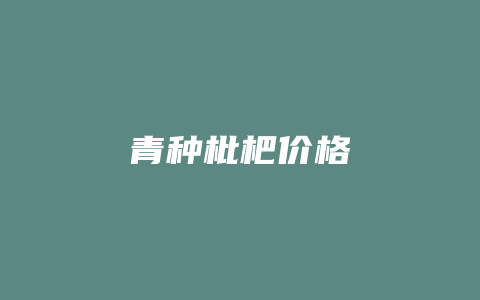 青种枇杷价格_http://www.chayejidi.com_茶叶价格_第1张