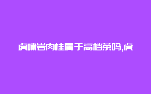 虎啸岩肉桂属于高档茶吗,虎啸岩肉桂多少钱一斤_http://www.chayejidi.com_茶叶知识_第1张