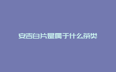 安吉白片是属于什么茶类_http://www.chayejidi.com_绿茶知识_第1张